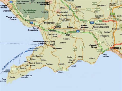 Amalfi Coast Map and Its 13 Villages – Dream Euro Trip