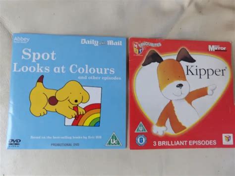 KIPPER THE DOG + Spot The Dog Three Episodes On Each PROMO DVD £3.20 ...