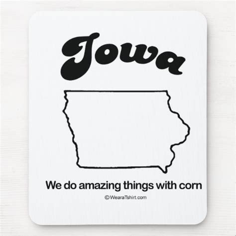 IOWA - "IOWA STATE MOTTO" T-shirts and Gear Mouse Pad | Zazzle