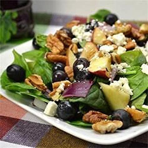 Blueberry Walnut Salad | Just A Pinch Recipes