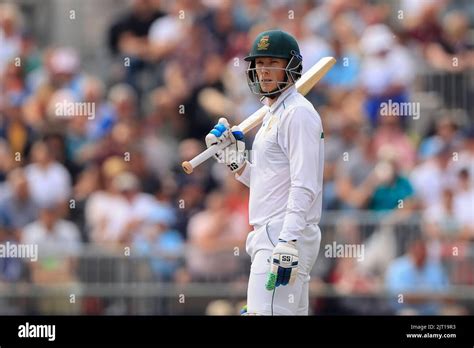 Rassie van der Dussen of South Africa surveys the outfield Stock Photo - Alamy