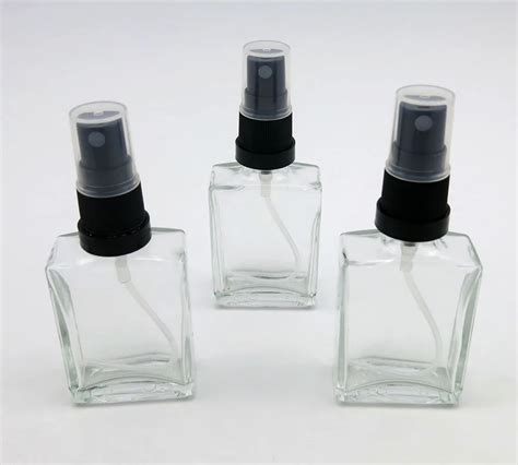 300 X 30ML Refillable Glass Perfume bottle, 1 OZ Square Glass Sprayer ...