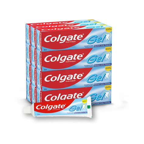 Colgate Maximum Cavity Protection Gel Toothpaste, Bulk Offer - 12 X ...