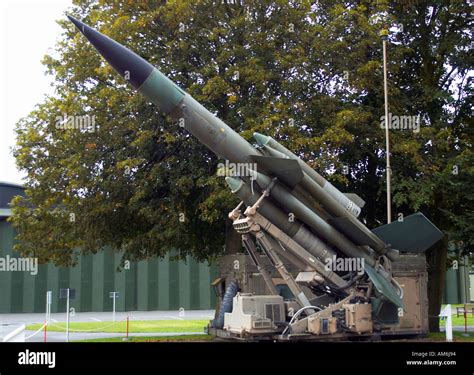 Bloodhound Anti Aircraft Missile at Duxford Air Museum Stock Photo - Alamy