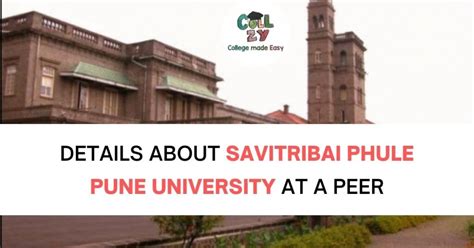 Details about Savitribai Phule Pune University at a peer.