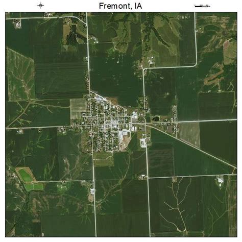 Aerial Photography Map of Fremont, IA Iowa