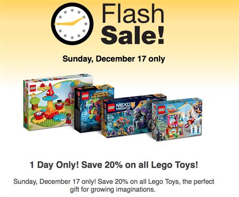 Fred Meyer Lego Sale - Flash Sale Today Only - 20% off All Legos ...