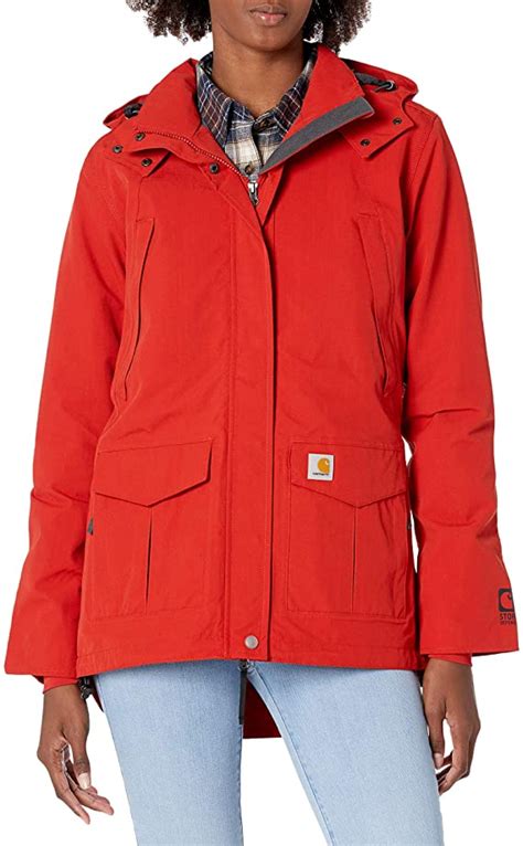 Amazon.com: Carhartt Women's Shoreline Jacket (Regular Sizes), Flame, 3X Plus: Clothing Tall ...