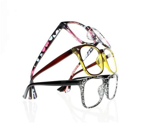 Retro 6 Special Colors Big Square Frame Reading Glasses Acetate Nerd ...