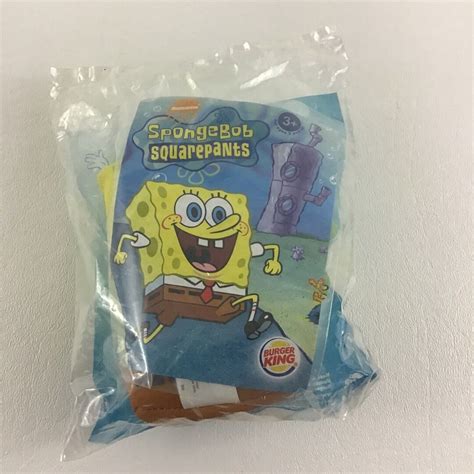 Spongebob Squarepants Burger King Toy Plush Stuffed Vintage 2002 New ...