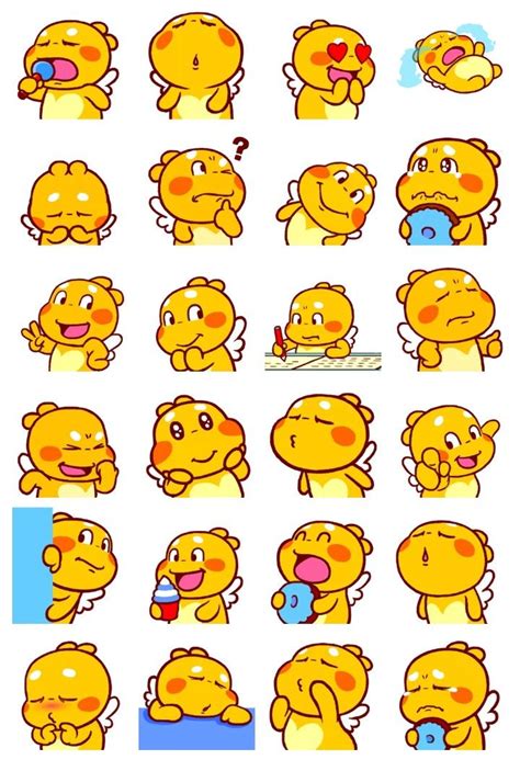 Cute Stickers In Messenger - STCIKER