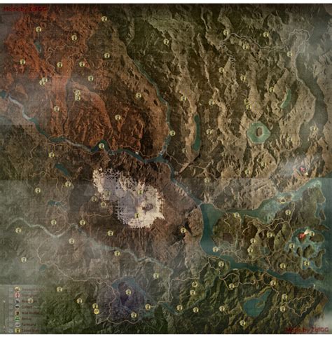 Myth of Empires Map Locations - SPOILER