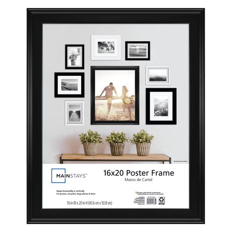 Mainstays 16x20 Casual Poster and Picture Frame, Black - Walmart.com