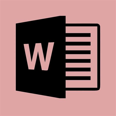 Microsoft Word | App icon, Custom icons, Aesthetic words