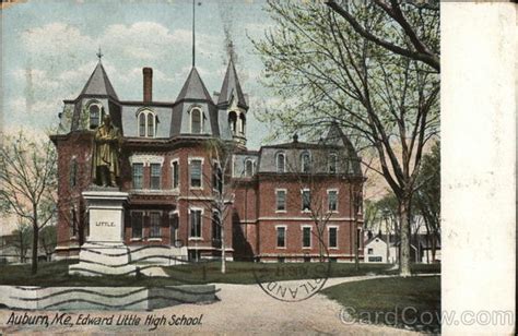 Edward Little High School Auburn, ME Postcard