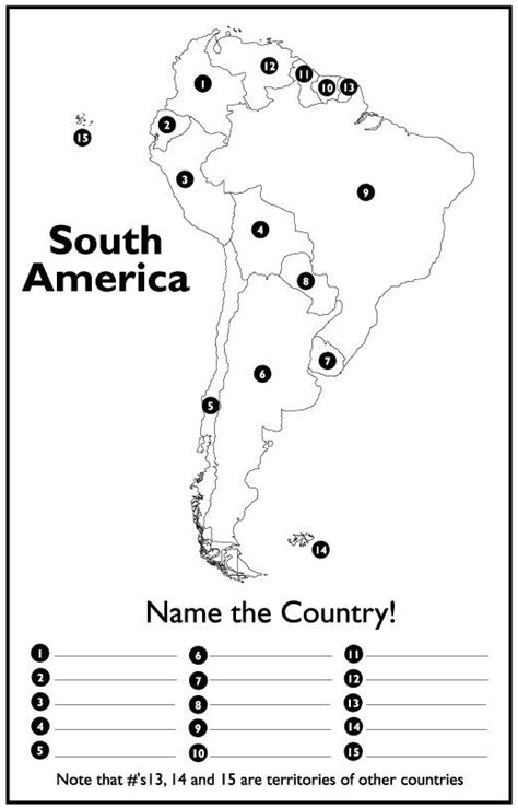 South America map quiz (unit 1) | Geography for kids, Geography lessons, Teaching geography