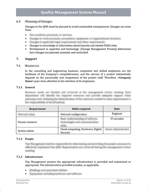 ISO 9001:QMS Quality Management System Manual Template – ISO Templates and Documents Download