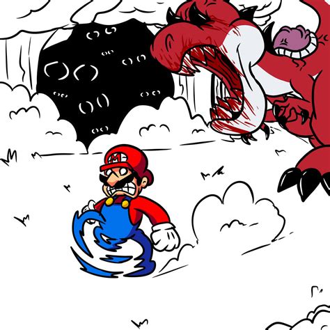 Super Mario creepypasta - Crimson Devourer by ColorArtAndBolb on DeviantArt