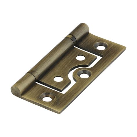 Timco 234579 Plain Bearing Flush Hinges - Solid Brass - Antique Brass 60 X 41 | Power Tools Direct