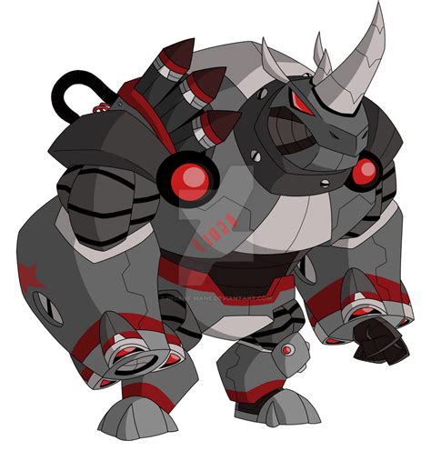 The Rhino Fan Design (UPDATED) by Insane-Mane on DeviantArt