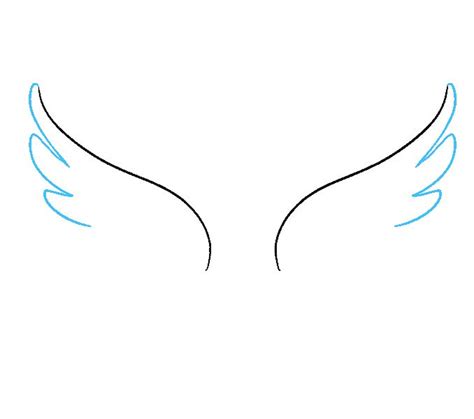 How to Draw Angel Wings: Easy Step-by-Step Angel Wings Drawing Tutorial for Beginners | Angel ...