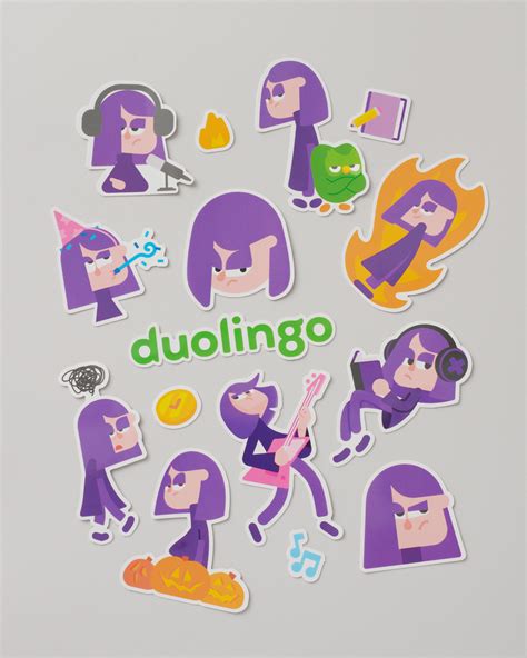 Lily Sticker Pack - Duolingo Store