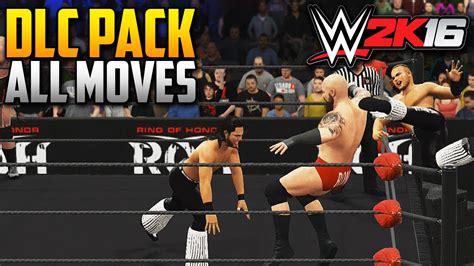 WWE 2K16 - DLC Moves Pack Gameplay // All Moves performed by Superstars! [PS4] - YouTube