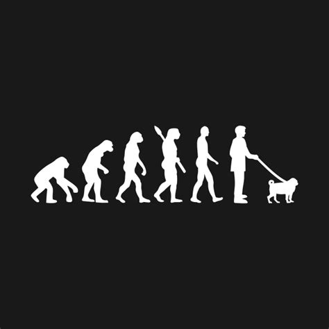 Pug evolution - Pug - T-Shirt | TeePublic