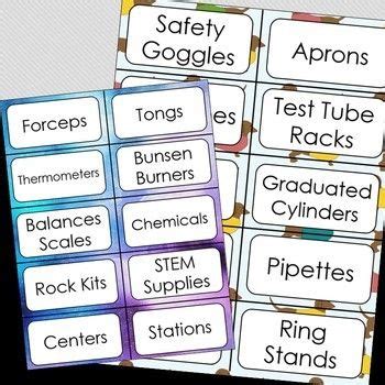 Classroom organization science lab labels! | Science supplies, Supply labels, Classroom labels