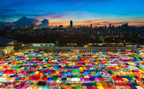 Bangkok Night Market Map