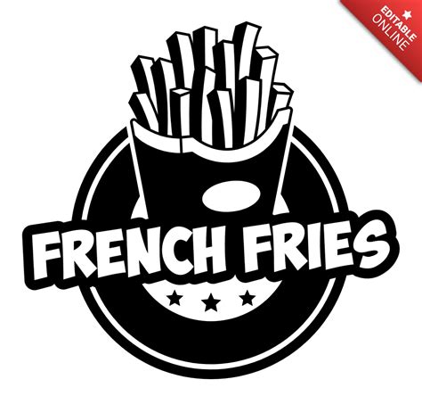 French Fries Logo Design Template | Free Design Template