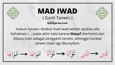 √ Mad Iwad adalah: Arti, Contoh Mad Iwad dan Hukumnya