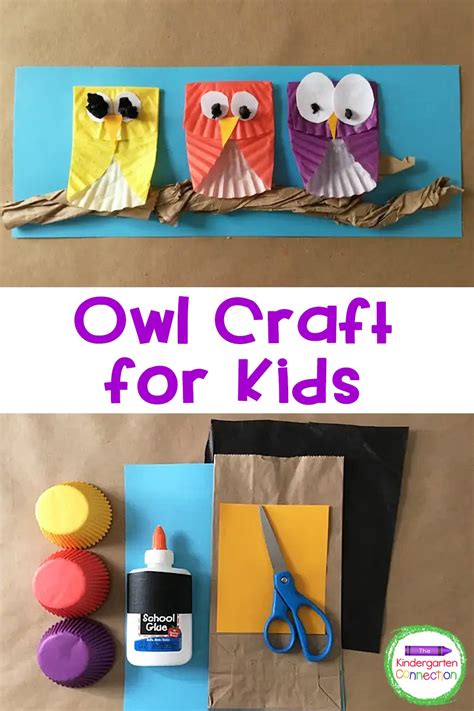 Simple Owl Craft for Kids - Fall Art Project for Kindergarten or First Grade!