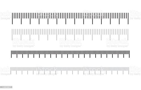 Measuring Scale 10 Centimeters Markup For Rulers Vector Illustration In Flat Style Isolated On ...