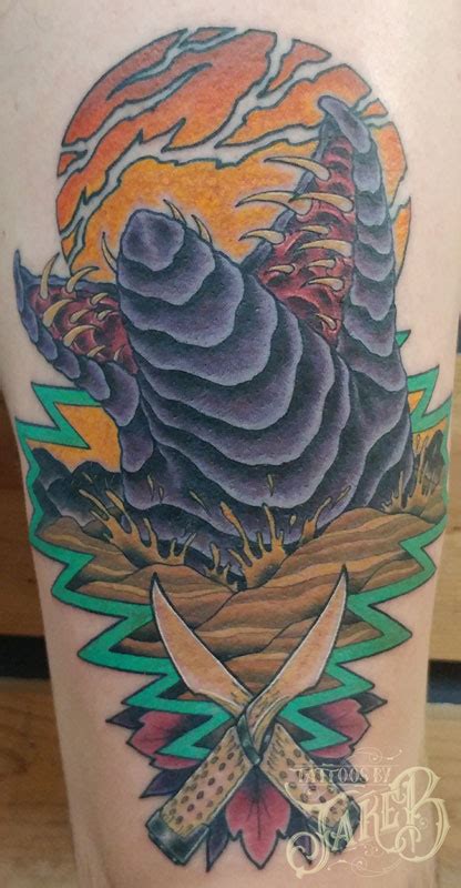 Dune Sandworm Tattoo - Tattoos by Jake B