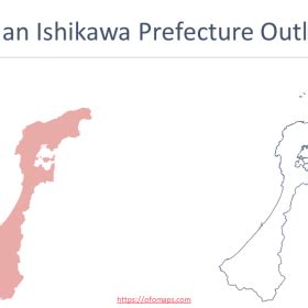 Japan Ishikawa Map - OFO Maps