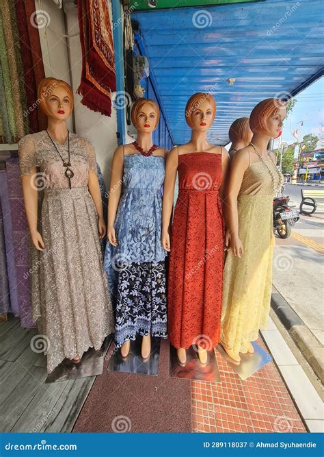 Mannequin Display with Beautiful Traditional Dress Stock Image - Image ...