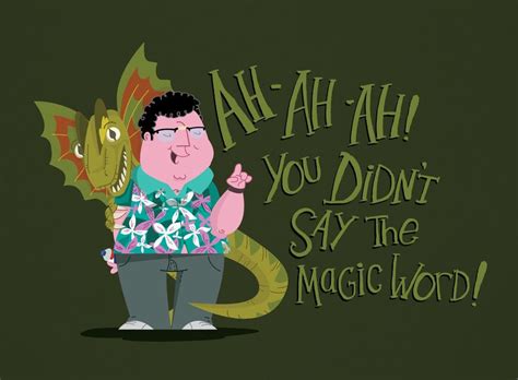 You Didn't Say The Magic Word (Fan Art by Jim Rogers) : JurassicPark