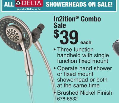 Flipp Shared - Delta® In2ition® Combo Showerhead - Menards | Shower heads, Menards, Hand shower