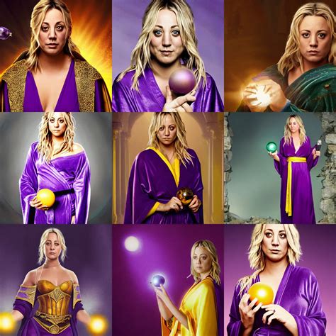 A masterpiece portrait of a Kaley Cuoco wearing a | Stable Diffusion | OpenArt