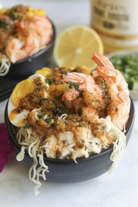 Spicy Cajun Seafood Ramen - Seasoned to Taste