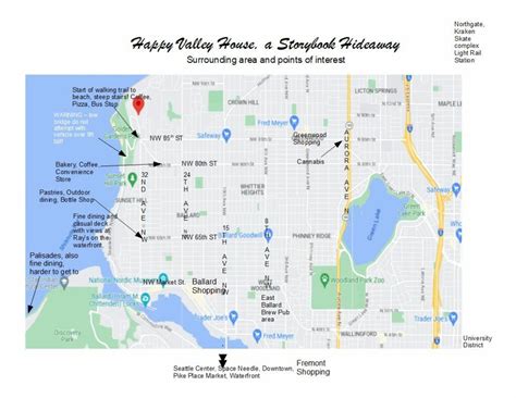 Area Map - Happy Valley House