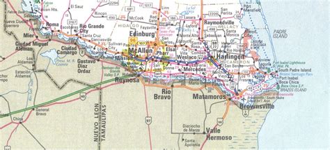 The Rio Grande Valley Texas Map - South Texas Cities Map | Printable Maps