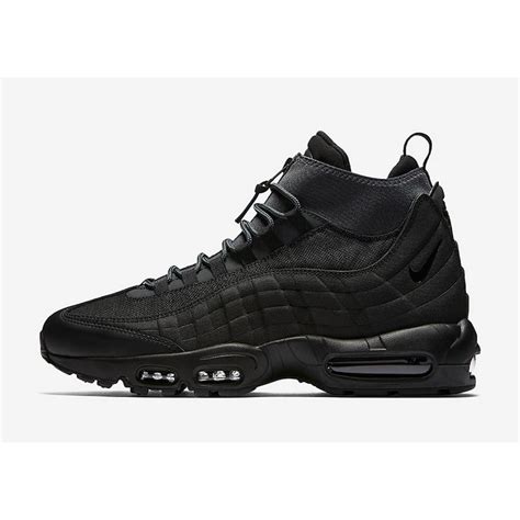 Nike - Mens Nike Air Max 95 Sneakerboot Triple Black 806809-001 - Walmart.com - Walmart.com