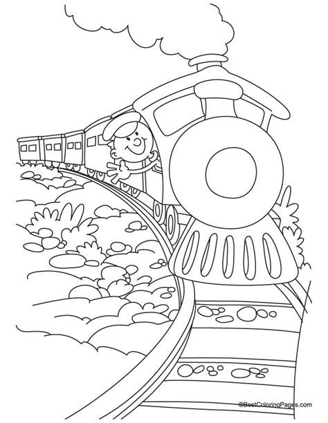 Polar Express Train Coloring Pages - Coloring Home