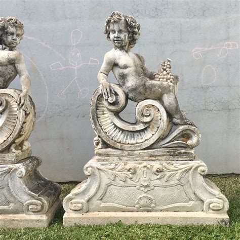 SOLD – Vintage French Garden Statues | Michael Allen Antiques