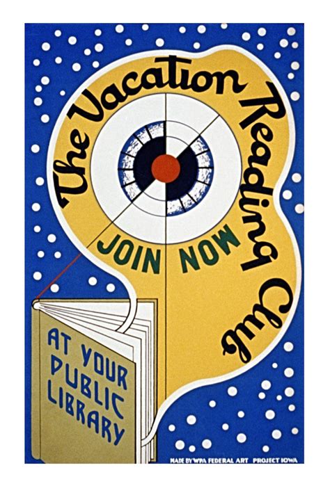 Vintage book posters: The vacation reading club – Ebook Friendly