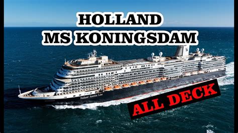 Holland America Koningsdam Deck Plan - the hourglass hobby