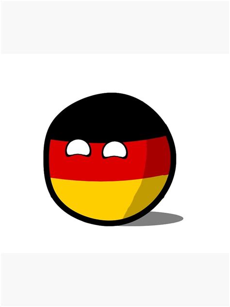 "Germanyball (Countryball)" Poster by Countryball | Redbubble