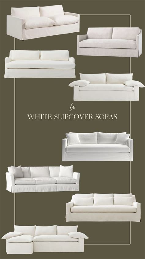 The Best White Slipcover Sofas for Your Home | We're the Whites